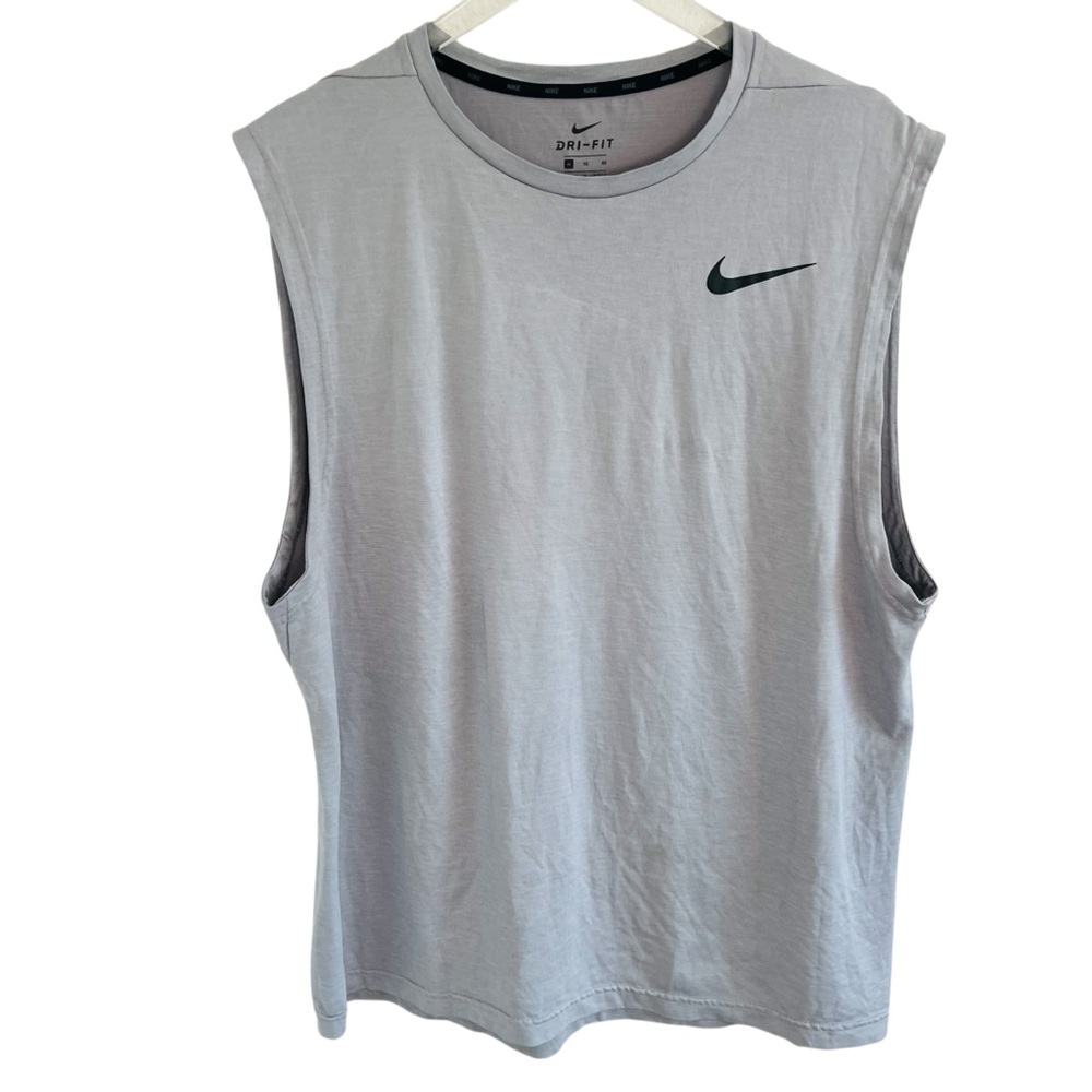 Nike Dri-FIT Gray Sleeveless Shirt